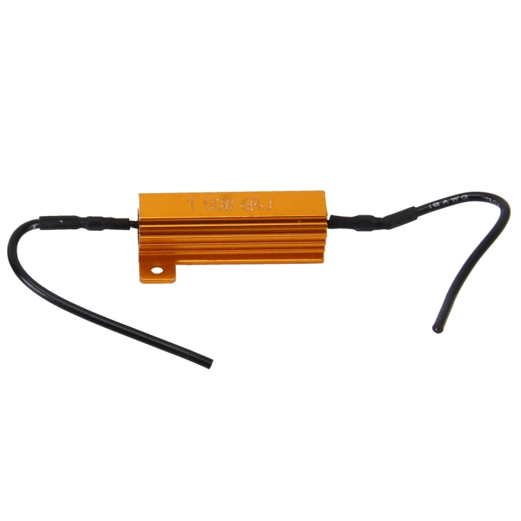 2 PCS Car Canbus Error Canceller Decoder Load Resistor LED 50W 6 Ohm No Blinking Decoder, 50W 6 Ohm