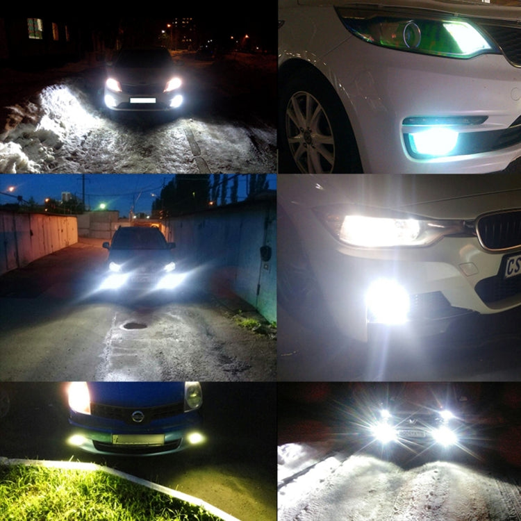 2 PCS 9006 HB4 72W 1000LM 6000-6500K Super Bright White Light Car Fog LED Bulbs, DC 12-24V, 9006/HB4, 9006 HB4