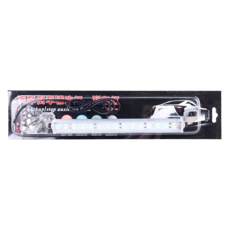 10W 30 LED SMD 2835 White Light + Red Light Car Backup Auxiliary Light Brake Light, DC 12V Cable Length: 60cm, Cable Length: 60cm