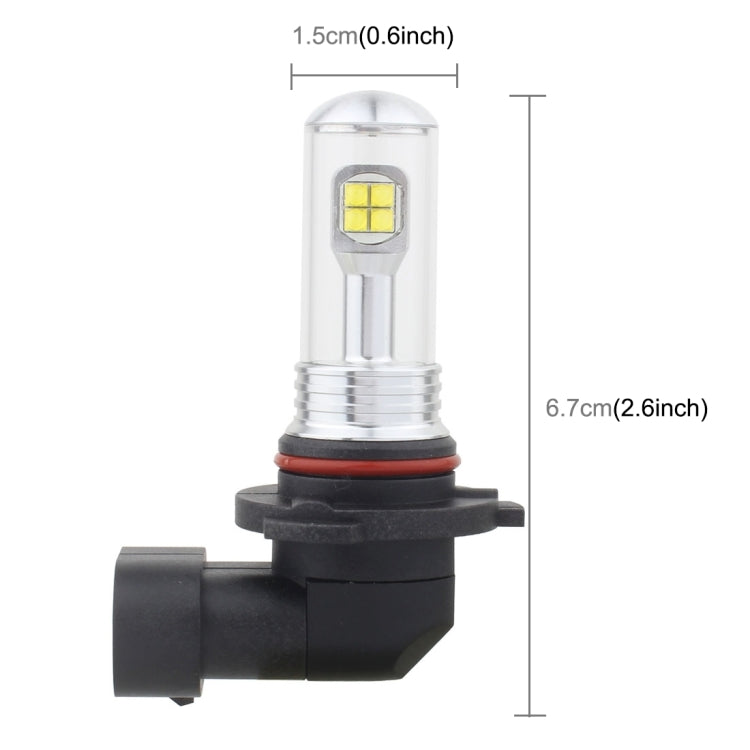 2 PCS 9006 40W 800 LM 6000K 8 CREE LEDs Car Fog Lights, DC 12V, 9006