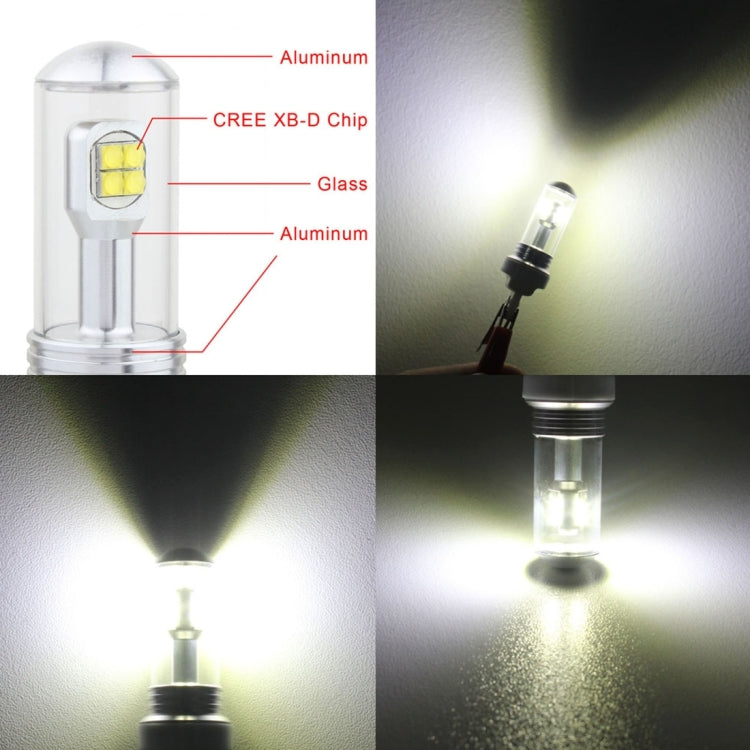 2 PCS 9006 40W 800 LM 6000K 8 CREE LEDs Car Fog Lights, DC 12V, 9006