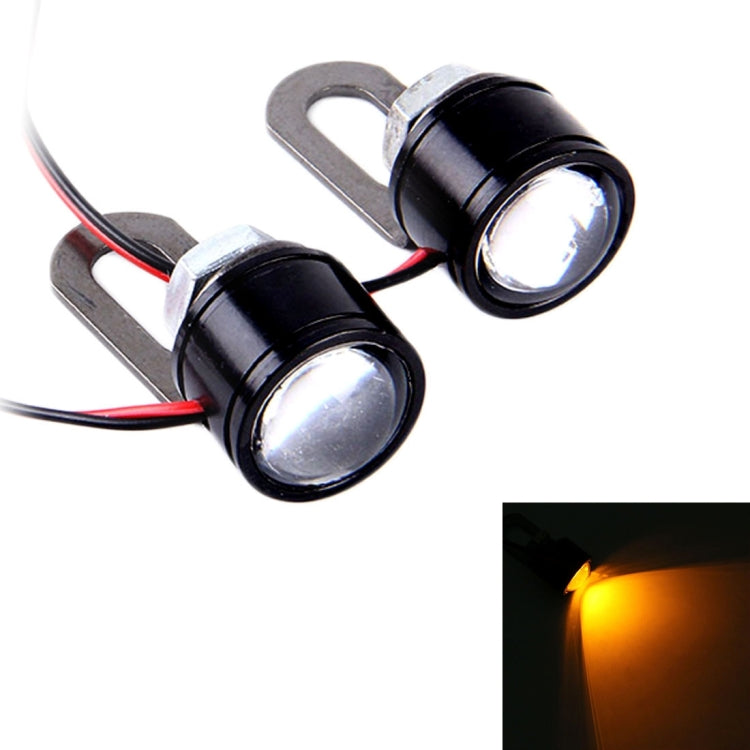 2 PCS 12V 3W Eagle Eyes LED Light For Motorcycle ,Wire Length: 45cm, Wire Length: 45cm