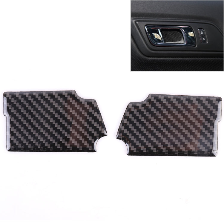 2 PCS Car Door Bowl Decorative Sticker for Ford Mustang 2015-2020, Door Bowl