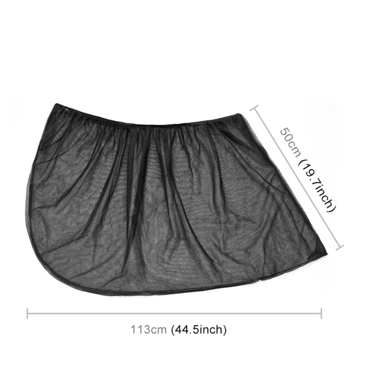 2 PCS Car Rear Window Net Yarn Sunscreen Insulation Window Sunshade Cover, Size: 113*50cm, Size: 122*70cm