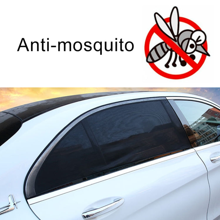 2 PCS Car Rear Window Net Yarn Sunscreen Insulation Window Sunshade Cover, Size: 113*50cm, Size: 122*70cm