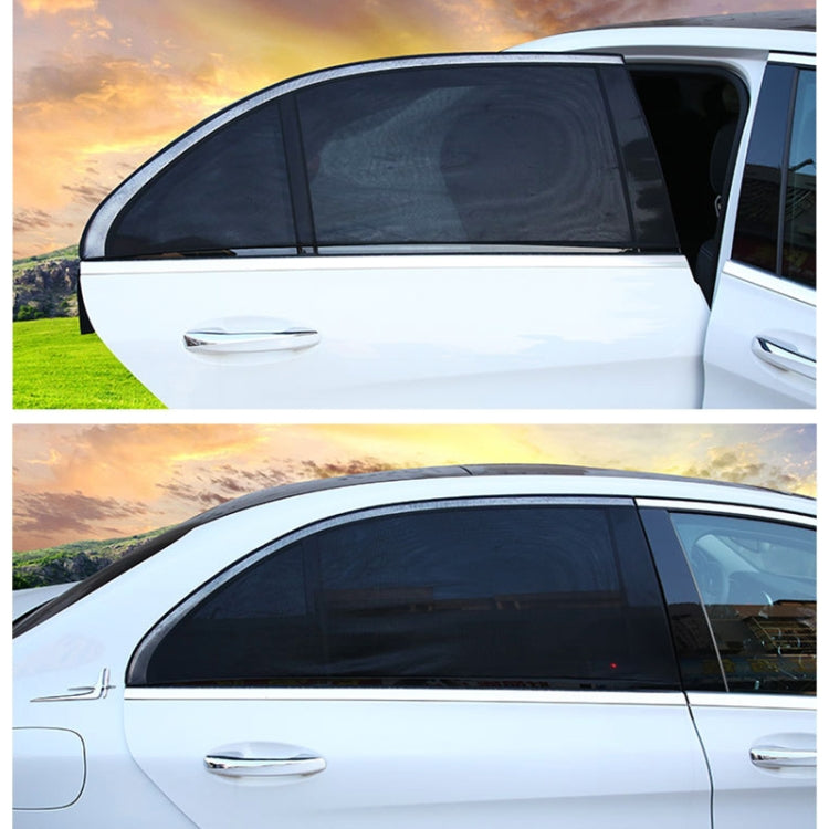 2 PCS Car Rear Window Net Yarn Sunscreen Insulation Window Sunshade Cover, Size: 113*50cm, Size: 122*70cm