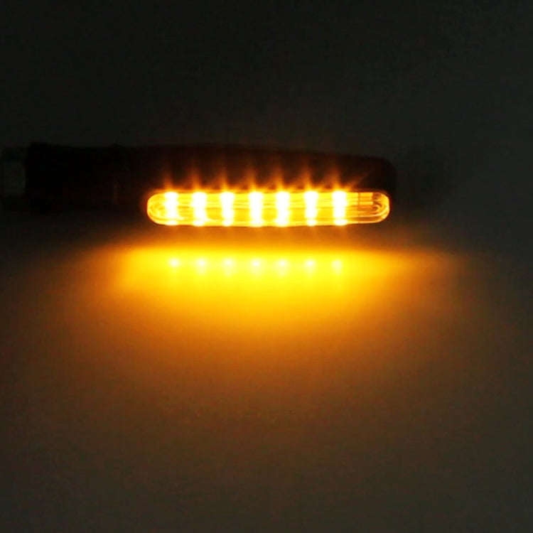 4 قطع من مصابيح إشارة الانعطاف LED للدراجات النارية بجهد 12 فولت، 15 مصباح LED أصفر + أبيض، مؤشر وامض، 15 مصباح LED