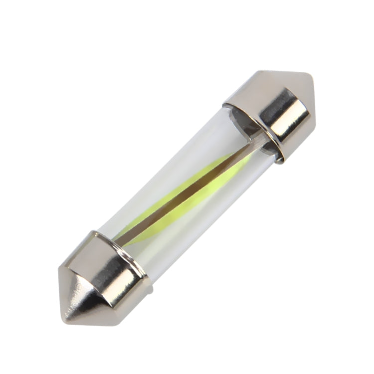 10 PCS 41mm 1W 6000K White Light Car Dome Lamp License LED Reading Light, DC 12V, 41mm