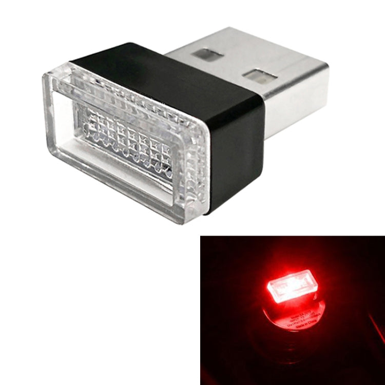Universal PC Car USB LED Atmosphere Lights Emergency Lighting Decorative Lamp, Ice Blue, Blue Light, Pink Light, Green Light, Red Light, White Light, Yellow Light
