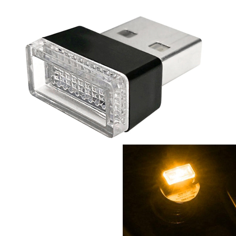 Universal PC Car USB LED Atmosphere Lights Emergency Lighting Decorative Lamp, Ice Blue, Blue Light, Pink Light, Green Light, Red Light, White Light, Yellow Light
