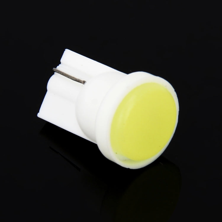 10 PCS T10/W5W/194/501/168 0.4W 20LM 6500K COB Bulbs Car Reading Lamp Clearance Light, DC 12V, Ice Blue Light, White Light