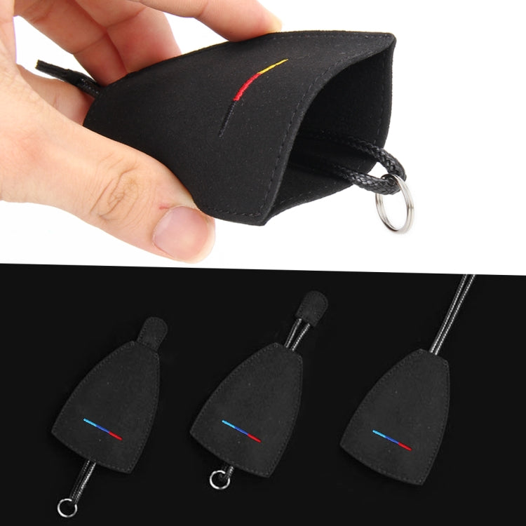 Universal Car Remote Smart Key Case Suede Protective Cover, Black, Blue, Green, Light Blue