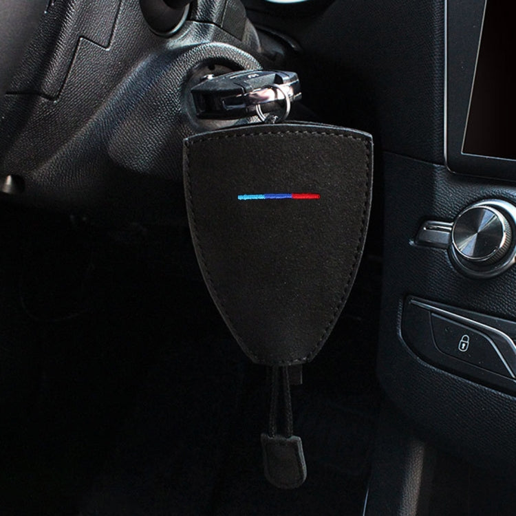 Universal Car Remote Smart Key Case Suede Protective Cover, Black, Blue, Green, Light Blue