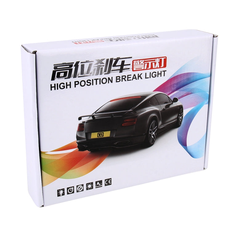 10W Car High Position Brake Light, DC 12V Cable Length: 100cm (Red Light), Cable Length: 100cm