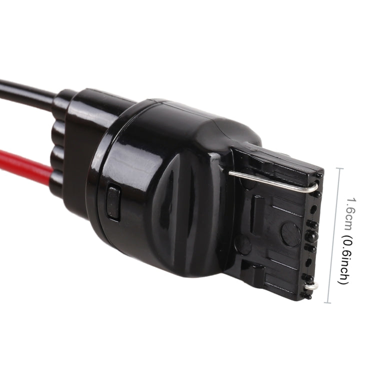 1 Pair T20 / 7440 Bulb Holder Base Male Socket with Wire, T20 / 7440