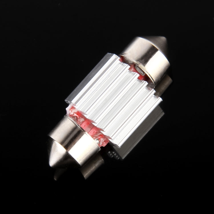 2 PCS 2W 100 LM 6000K 31MM 4 SMD-7020 LEDs Bicuspid Port Decoding Car Dome Lamp LED Reading Light, DC 12V, 31MM