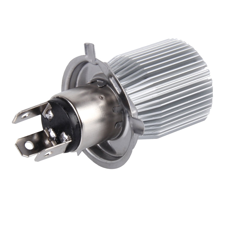 H4 12W 800lm 6000K COB LEDs Motorcycle Headlight Lamp, DC 6-80V, 12W 800LM