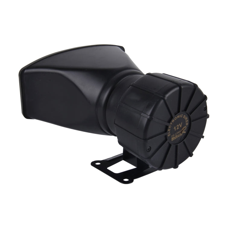 HJS-78005 12 فولت 60 واط 300 ديسيبل بوق هوائي كهربائي للسيارة، مكبر صوت صفارة الإنذار، 5 نغمات صوتية/3 نغمات صوتية، صوت عالٍ للغاية مع ميكروفون، طول الكابل: 60 سم، HJS-78005