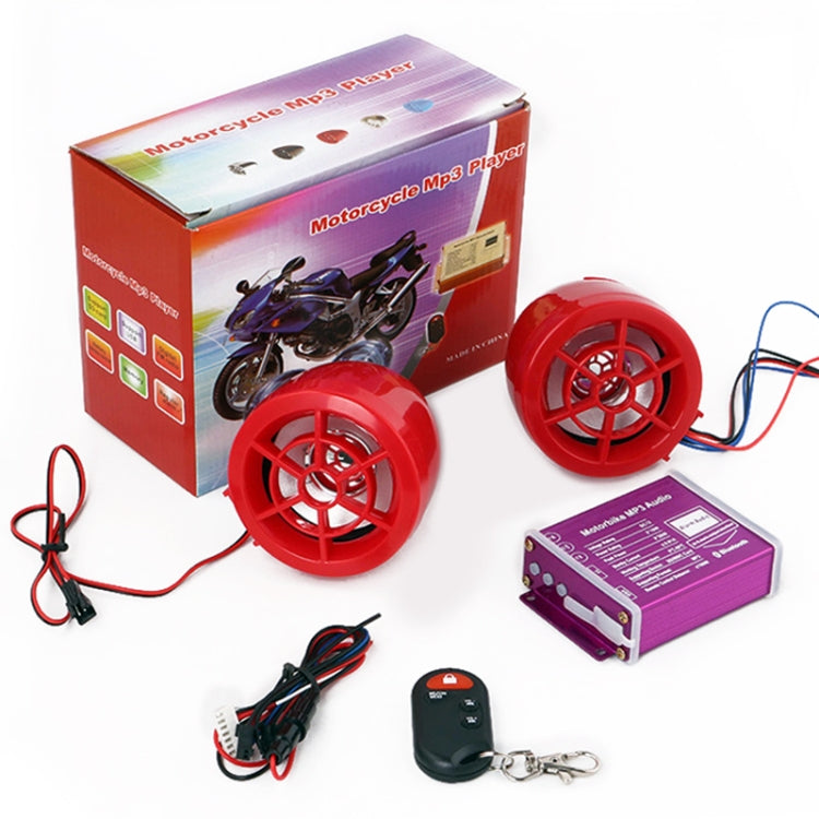 Motorcycle MP3 Anti-lost Modified Audio, Support Bluetooth & TF Card & U Disk Reader & FM, MP3 Audio