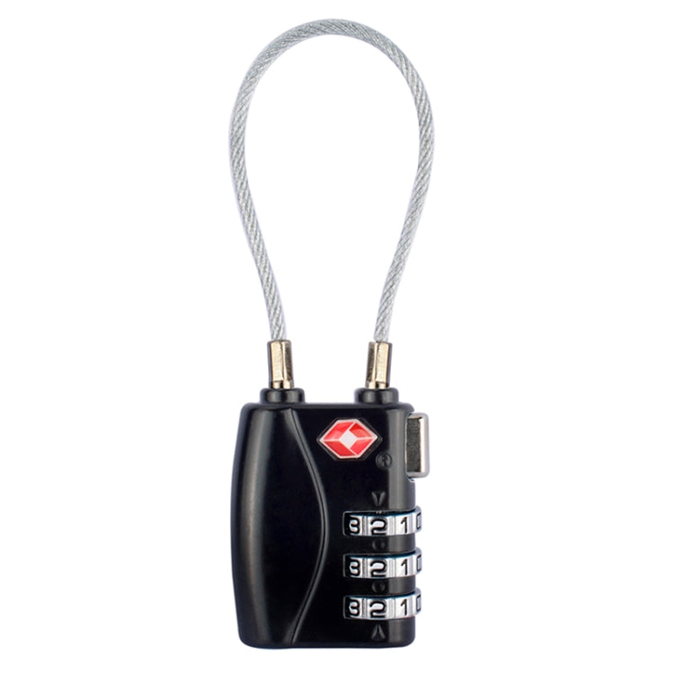 JASIT TSA719 Zinc Alloy 3-Digit Password TSA Lock Travel Luggage Padlock