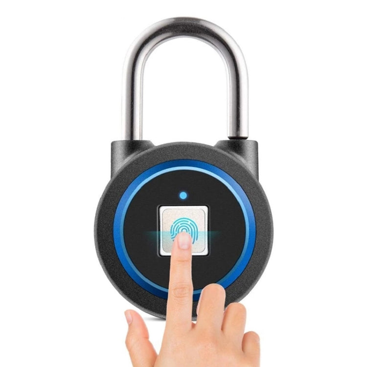 Waterproof Intelligent Bluetooth Fingerprint Padlock Remote Unlocking for iOS / Android, Fingerprint and Remote Padlock(Black), Fingerprint and Remote Padlock(Blue), Fingerprint and Remote Padlock(Silver)