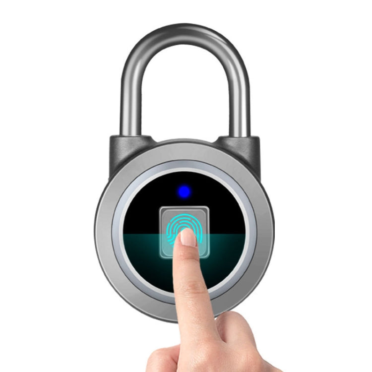 Waterproof Intelligent Bluetooth Fingerprint Padlock Remote Unlocking for iOS / Android, Fingerprint and Remote Padlock(Black), Fingerprint and Remote Padlock(Blue), Fingerprint and Remote Padlock(Silver)