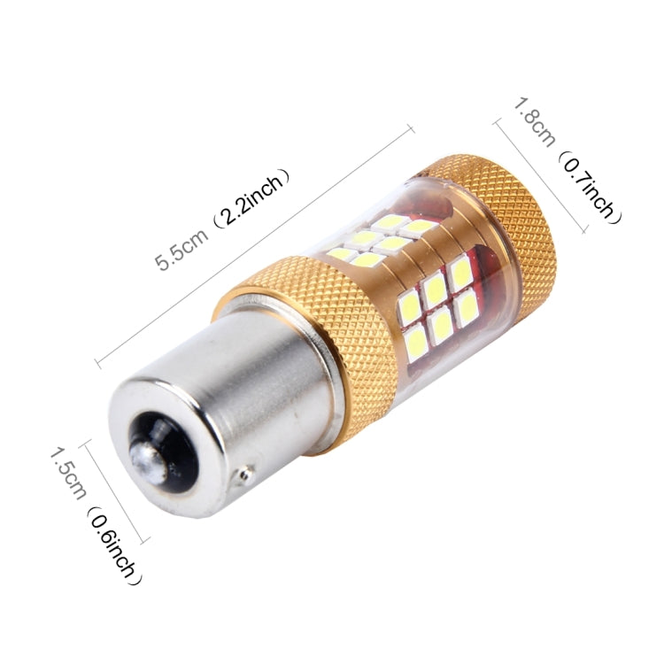 2 PCS 1156/BA15S 15W 1300LM 6500K 28 SMD-3030 LED Car Brake Lights Turn Light, DC 12V, 1156