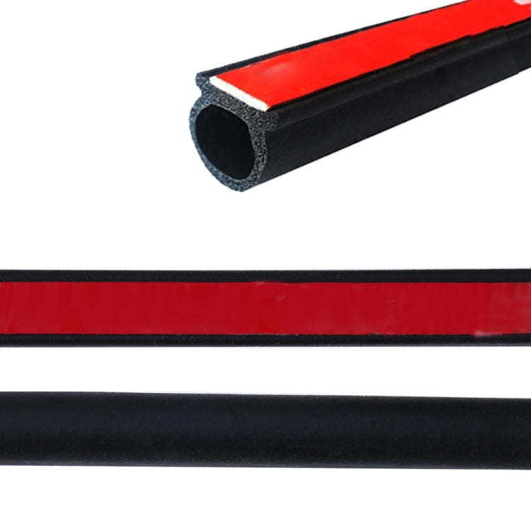 Small D-shaped Car Noise Reduction Sealing Strip with Sticker, Length: 100m, Length: 100m Small D-shaped