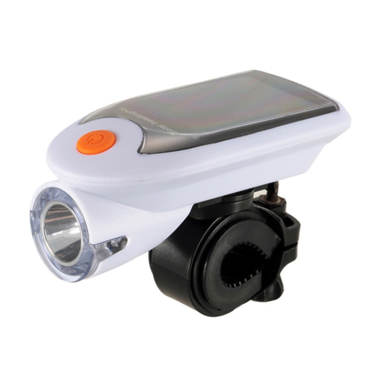 3W 240LM USB Solar Energy Motorcycle / Bicycle Front Light, Front Light White, Front Light Black