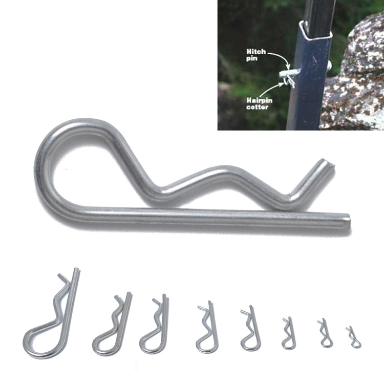 180 PCS Heavy Duty Zinc Plated Cotter R Tractor Clip Pin for Car / Boat / Garages, 180 PCS