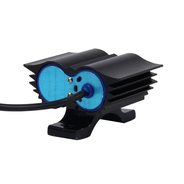 Owl Shape 20W 2000 LM 6000K Motorcycle Headlight Lamp with 2 COB Lamps and LED Projector Lens, DC 12-80V, Owl Shape Headlight Lamp