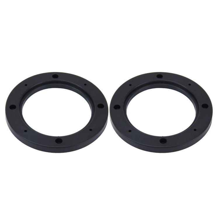 2 PCS 5 inch Car Auto ABS Loudspeaker Base Protection Hollow Cover Holder Mat, Inner Diameter: 12.5cm, 12.5cm
