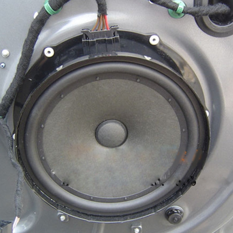 2 PCS 5 inch Car Auto ABS Loudspeaker Base Protection Hollow Cover Holder Mat, Inner Diameter: 12.5cm, 12.5cm