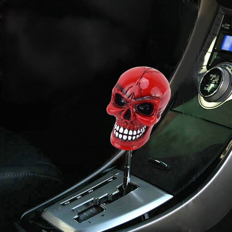 Universal Skull Head Shape ABS Manual or Automatic Gear Shift Knob with Three Rubber Covers Fit for All Car, Skull Head Shape 1, Skull Head Shape 2, Skull Head Shape 3