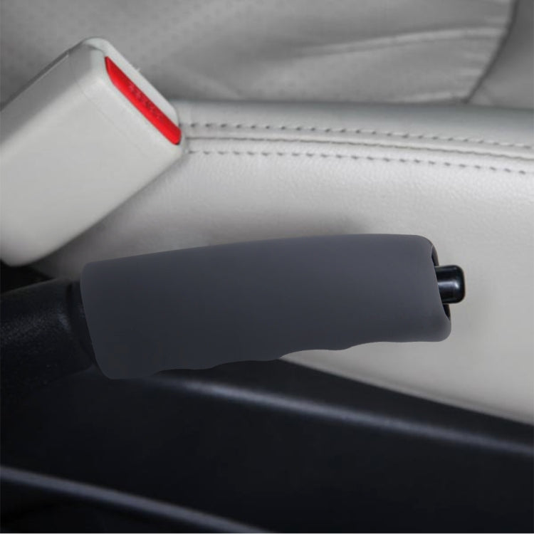 Rubber Car Hand Brake Cover Shift Knob Gear Stick Cushion Cover Car Accessory Interior Decoration Pad, Hand Brake Cove(Black), Hand Brake Cove(Grey), Hand Brake Cove(Khaki), Hand Brake Cove(Blue), Hand Brake CoveRed)
