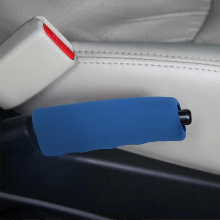 Rubber Car Hand Brake Cover Shift Knob Gear Stick Cushion Cover Car Accessory Interior Decoration Pad, Hand Brake Cove(Black), Hand Brake Cove(Grey), Hand Brake Cove(Khaki), Hand Brake Cove(Blue), Hand Brake CoveRed)