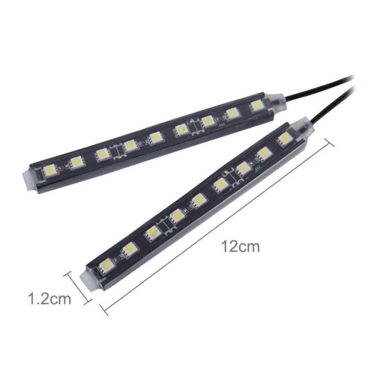 2 in 1 4.5W 18 SMD-5050-LEDs RGB Car Interior Floor Decoration Atmosphere Neon Light Lamp, DC 12V, 2 in 1 4.5W (Pink Light), 2 in 1 4.5W (White Light)
