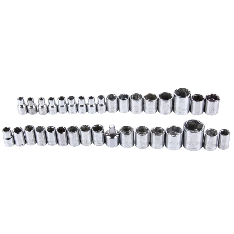 AIWA 40 PCS Automobile Motorcycle Tool Box Set Socket Wrench Sleeve Suit Hardware Auto Car Repair Tools Socket Wrenches for Precise Repair or Maintenance, 40 PCS