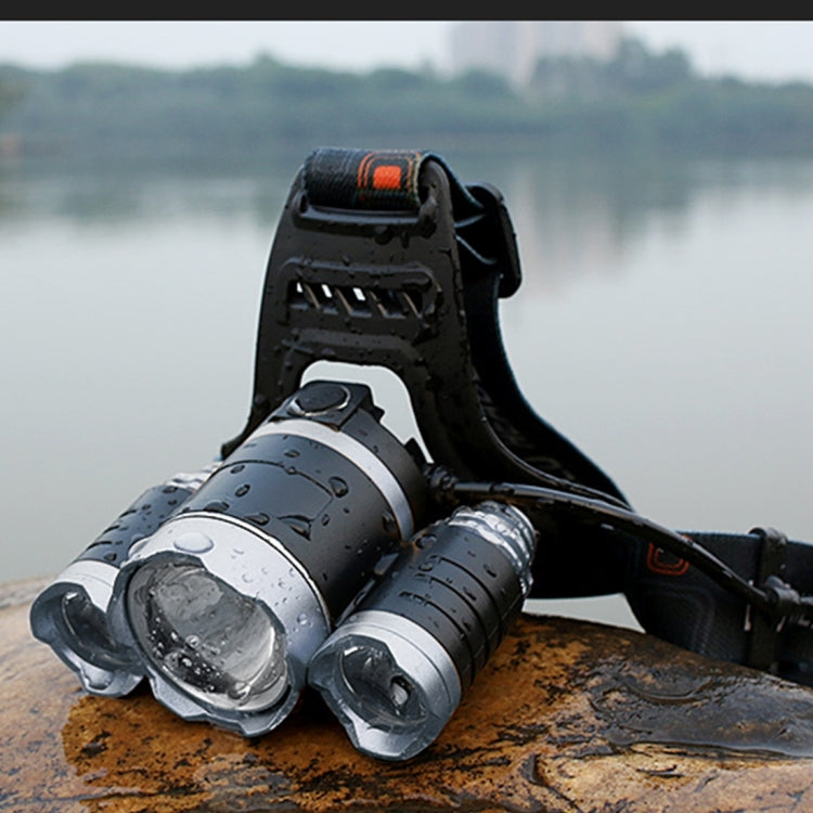 3 CREE T6 with Charger, NO Including Batteries