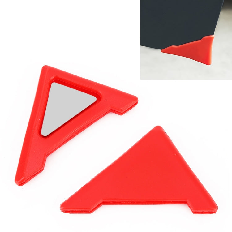 Universal Car Body Silicone Anti-collision Sticker Door corner Protector, Blue, Red, White, Black