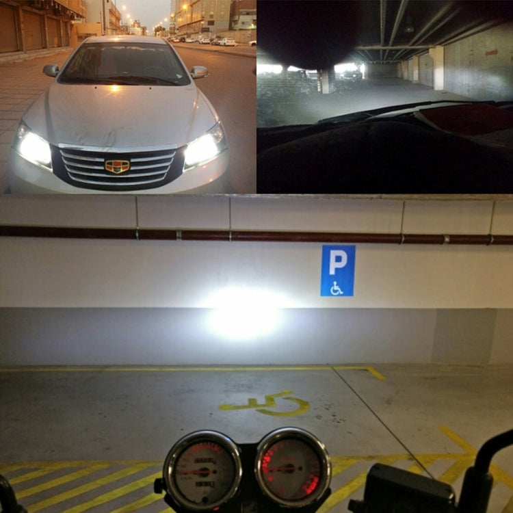 2 PCS 9006 18W 1800 LM 6000K IP68 Casnbus Constant Current Car LED Headlight with 2 COB Lamps, DC 9-36V, 9006