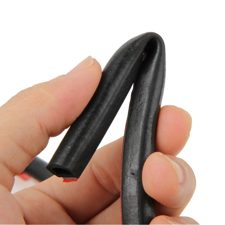 Small D-shaped Car Noise Reduction Sealing Strip with Sticker, Length: 5m, Length: 5m Small D-shaped