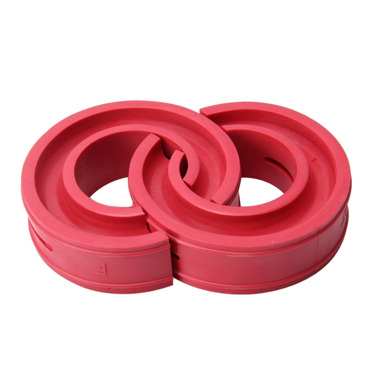 2 PCS Car Auto E Type Shock Absorber Spring Bumper Power Cushion Buffer, Spring Spacing: 17mm, Colloid Height: 38mm(Red), E Type(Spring Spacing: 17mm, Height: 38mm)
