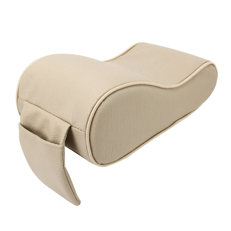 Universal Car PU Leather and Memory Foam Wrapped Armrest Box Breathable Car Armrest Box Mat with Phone Holder Storage Bag, without Card Slot (Brown), without Card Slot (Black Red), without Card Slot (Black ), without Card Slot (Khaki)
