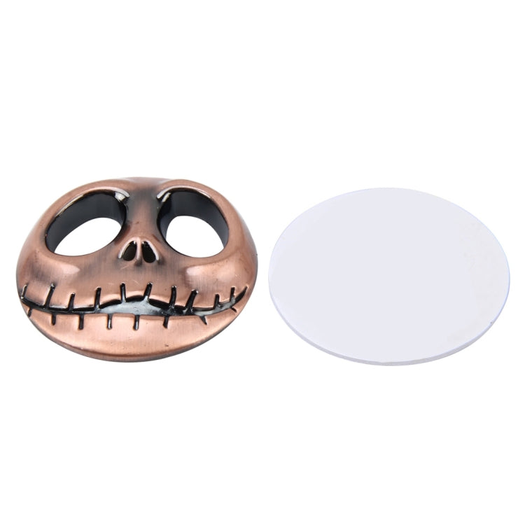 Skull Bone Shape Auto Sticker 3D Metal Fashion Car Stickers, Skull Bone, Skull Bone2, Skull Bone White, Skull Bone Yellow