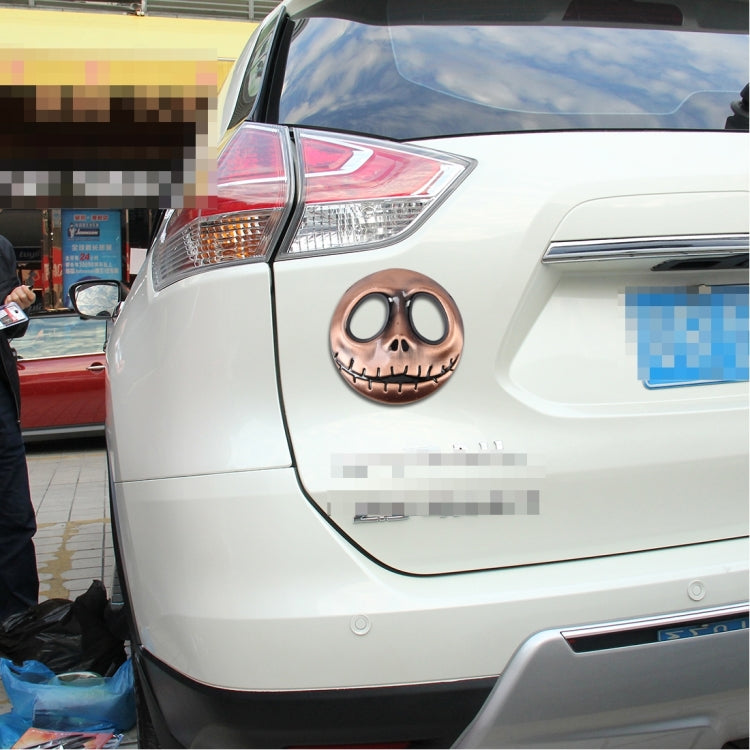 Skull Bone Shape Auto Sticker 3D Metal Fashion Car Stickers, Skull Bone, Skull Bone2, Skull Bone White, Skull Bone Yellow