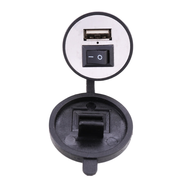 Universal Motorcycle USB Phone Charger Fast Charging, Random Color Delivery, 2.1V With Switch