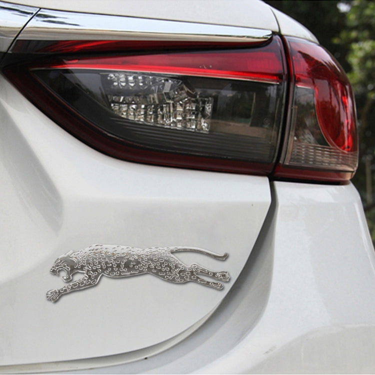 Running Leopard Shape Adoreable Style Car Free Sticker, Leopard