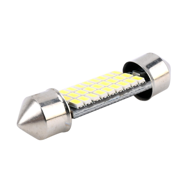 2 PCS 36mm DC12V / 1.5W / 6000K / 100LM 27LEDs SMD-3014 Car License Plate Light / Dome Light, 1.5W 36mm