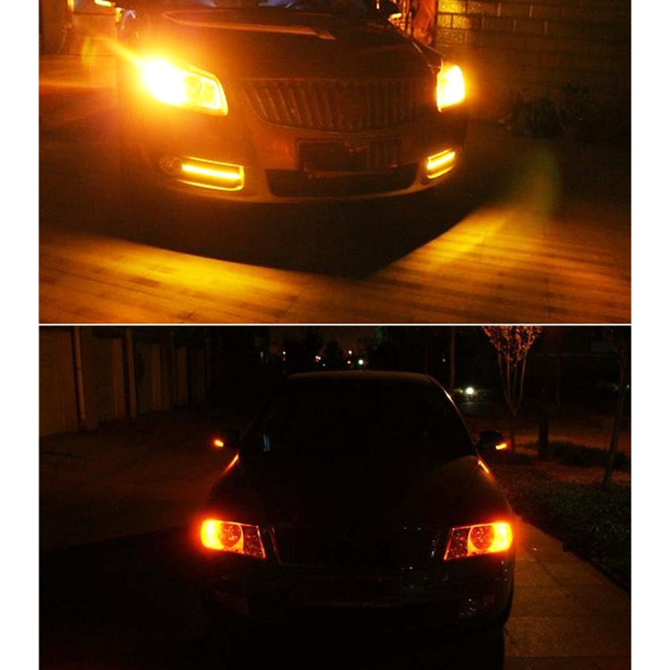 قطعتان من مصابيح الرجوع للخلف للسيارة 1156 / BA15S DC9-16V / 8.2 واط / 6000 كلفن / 655 لومن / مصابيح انعطاف 66 مصباح LED SMD-2016، 1156